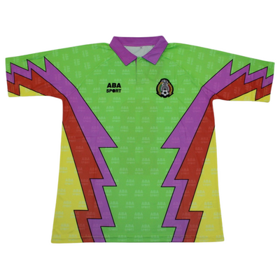 Jorge Campos 1995 Mexico Goalkeeper - Away