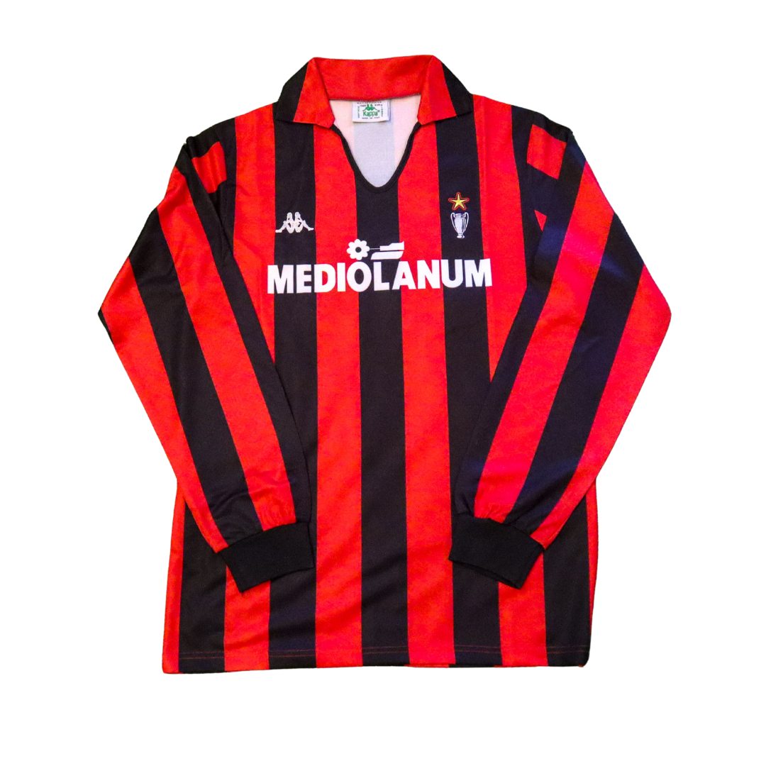 AC Milan 1989/90 Long Sleeve Home