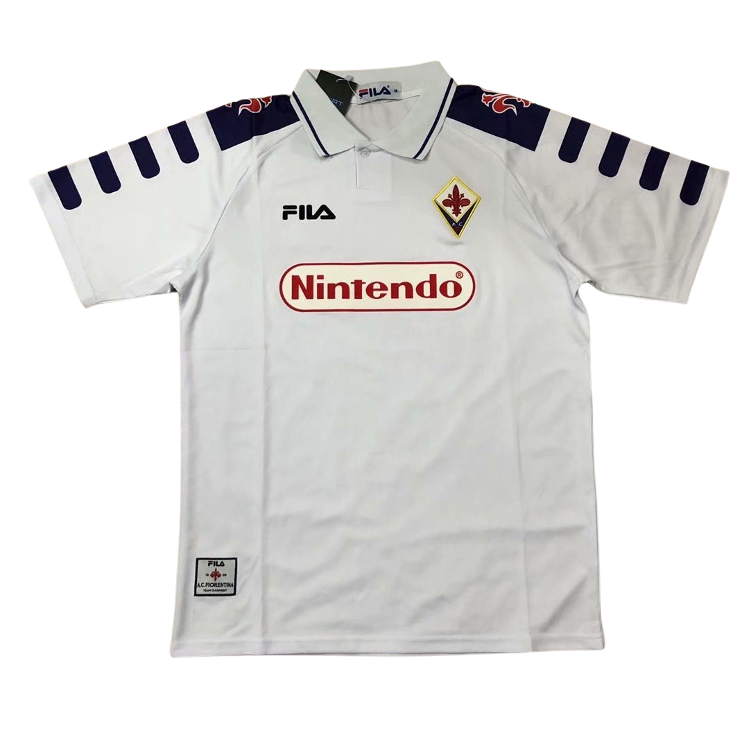 Fiorentina 1998-99 Home Rui Costa 10 Size M outlet Retro Jersey Long Sleeve