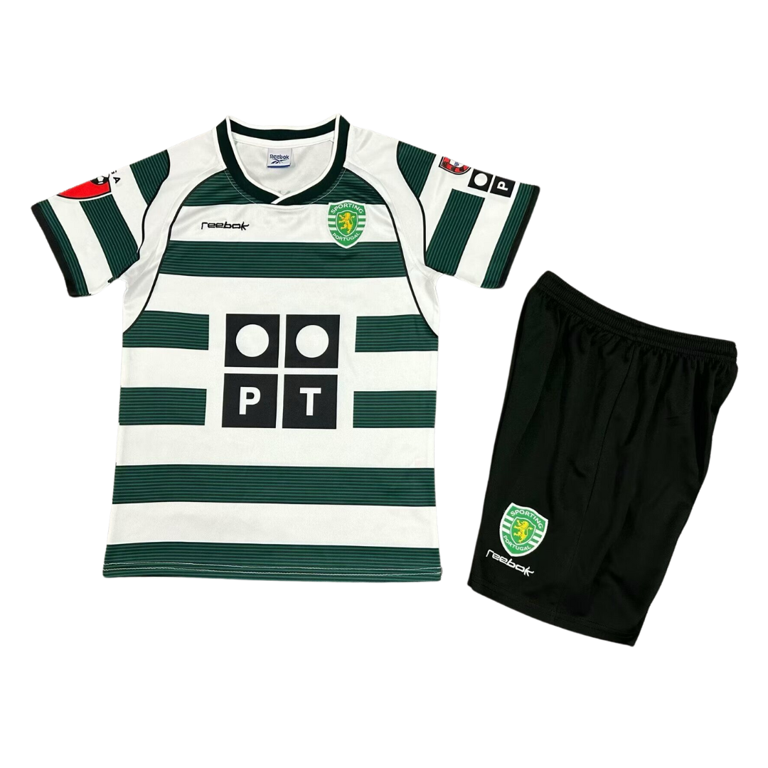 Kids Sporting Lisbon 2001/02 Home Kit