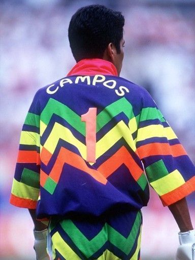 Jorge Campos 1994/96 Mexico Surfer - Pink & Blue