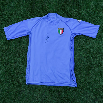 Signed Alessandro Del Piero 2002 Italy Home Shirt