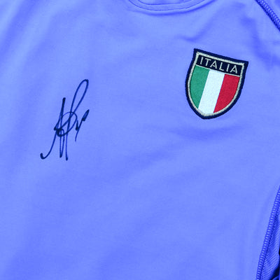 Signed Alessandro Del Piero 2002 Italy Home Shirt