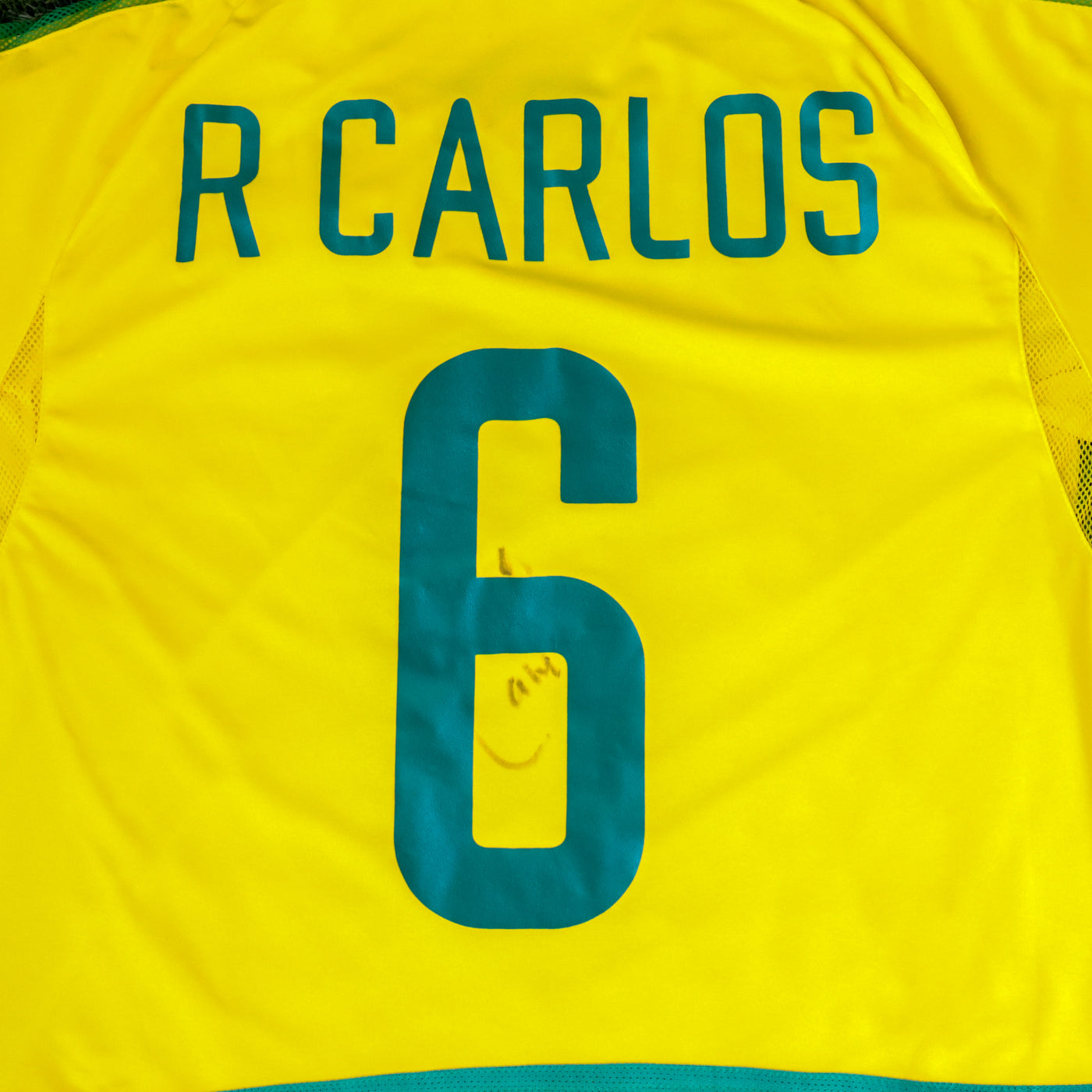 Signed Roberto Carlos Brazil 2002 Home