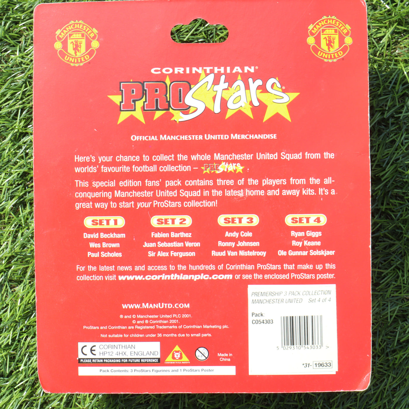 Prostars - Manchester United Complete Set of 4