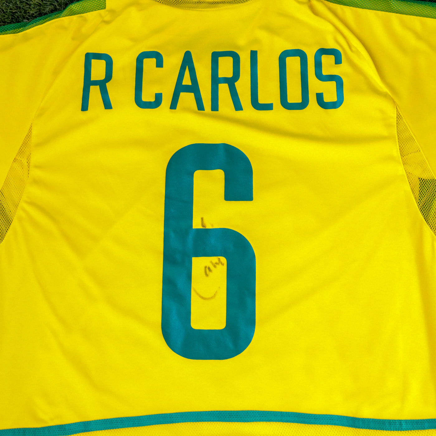 Signed Roberto Carlos Brazil 2002 Home